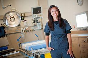 nurse in an operating room